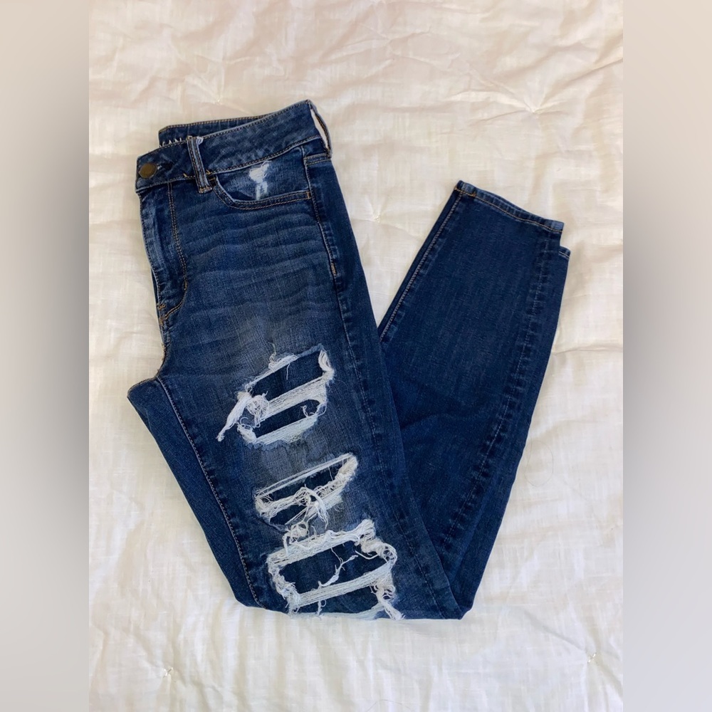 American Eagle Distressed Skinny Jeans